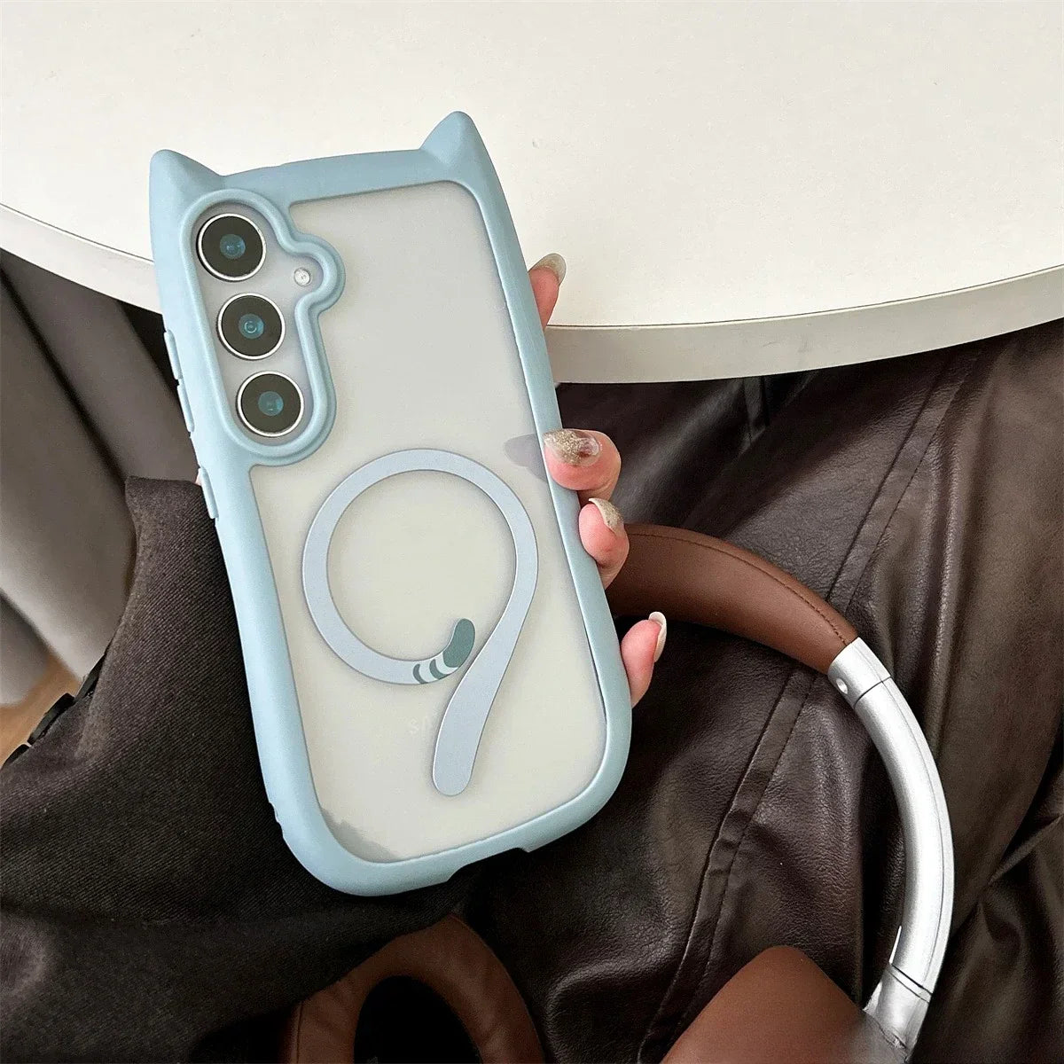 Samsung GalaxyS23, S25, S25 Plus Cat Ear Case