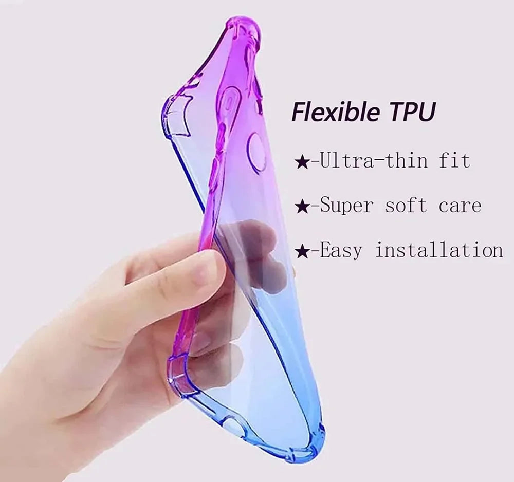 Samsung S25 Ultra, Plus FE Silicone Case Gradient Design