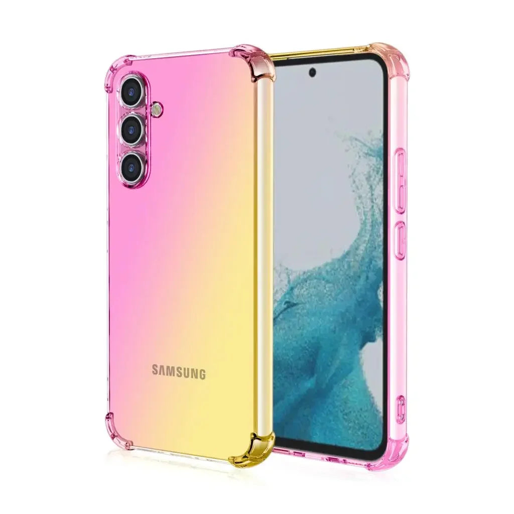 Samsung S25 Ultra, Plus FE Silicone Case Gradient Design