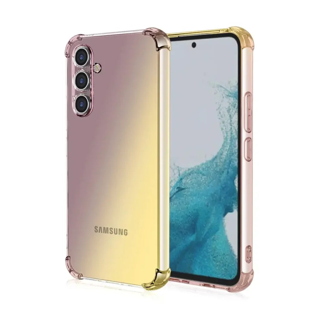 Samsung S25 Ultra, Plus FE Silicone Case Gradient Design