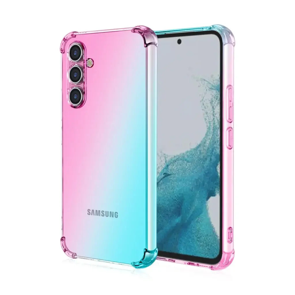 Samsung S25 Ultra, Plus FE Silicone Case Gradient Design