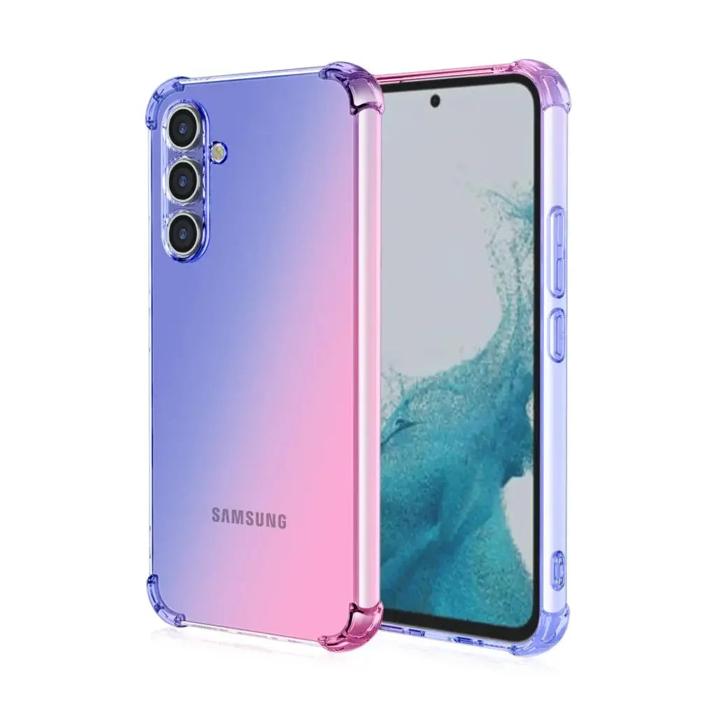 Samsung S25 Ultra, Plus FE Silicone Case Gradient Design