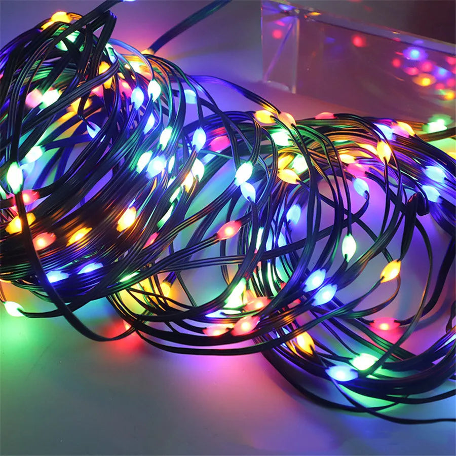 Waterproof LED Christmas Lights for Outdoor Use – Light String for Garden & Terrace