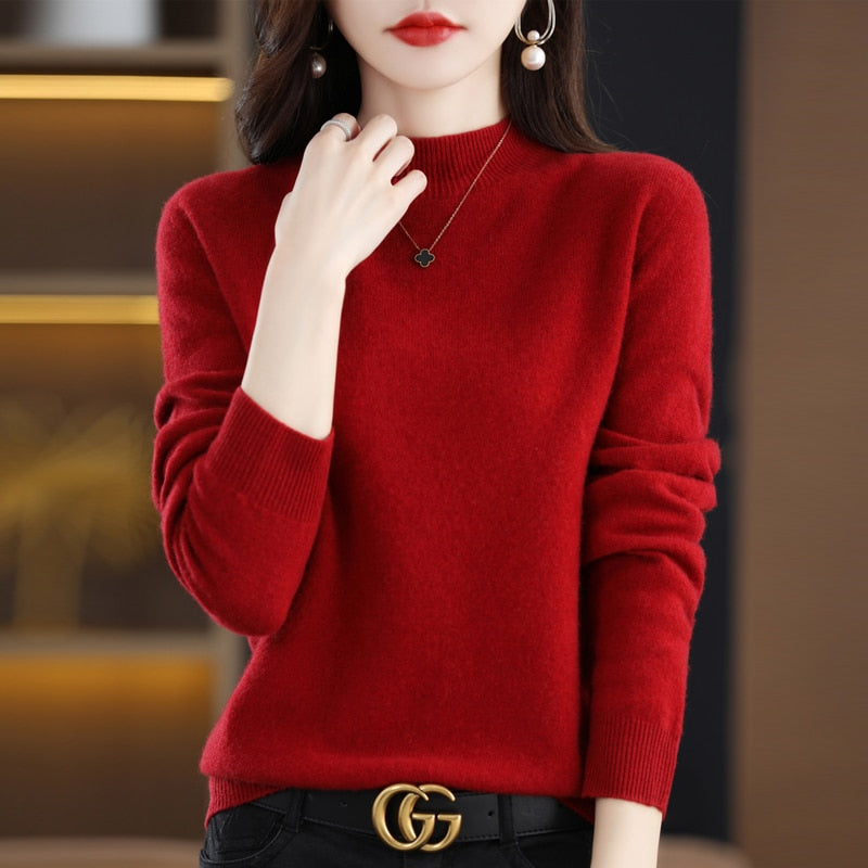 Cashmere SilkeTråd Sweater | Let premium pullover til kvinder, egnet til alle årstider
