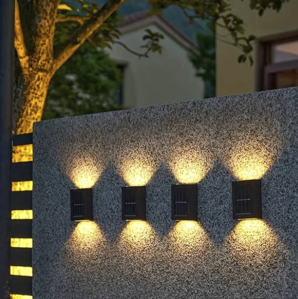 LuxeSolar Elegant LED Væglampe | Bæredygtig solenergi med automatisk funktion-zarada.dk