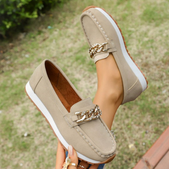 Elle - Diamant Spænde Loafers