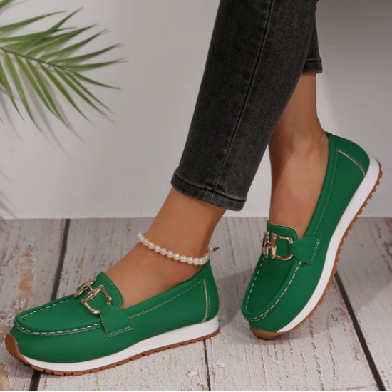 Estelle - Farverige Spænde Loafers