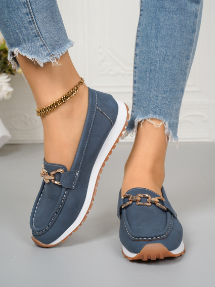 Ella - Flade Spænde Loafers