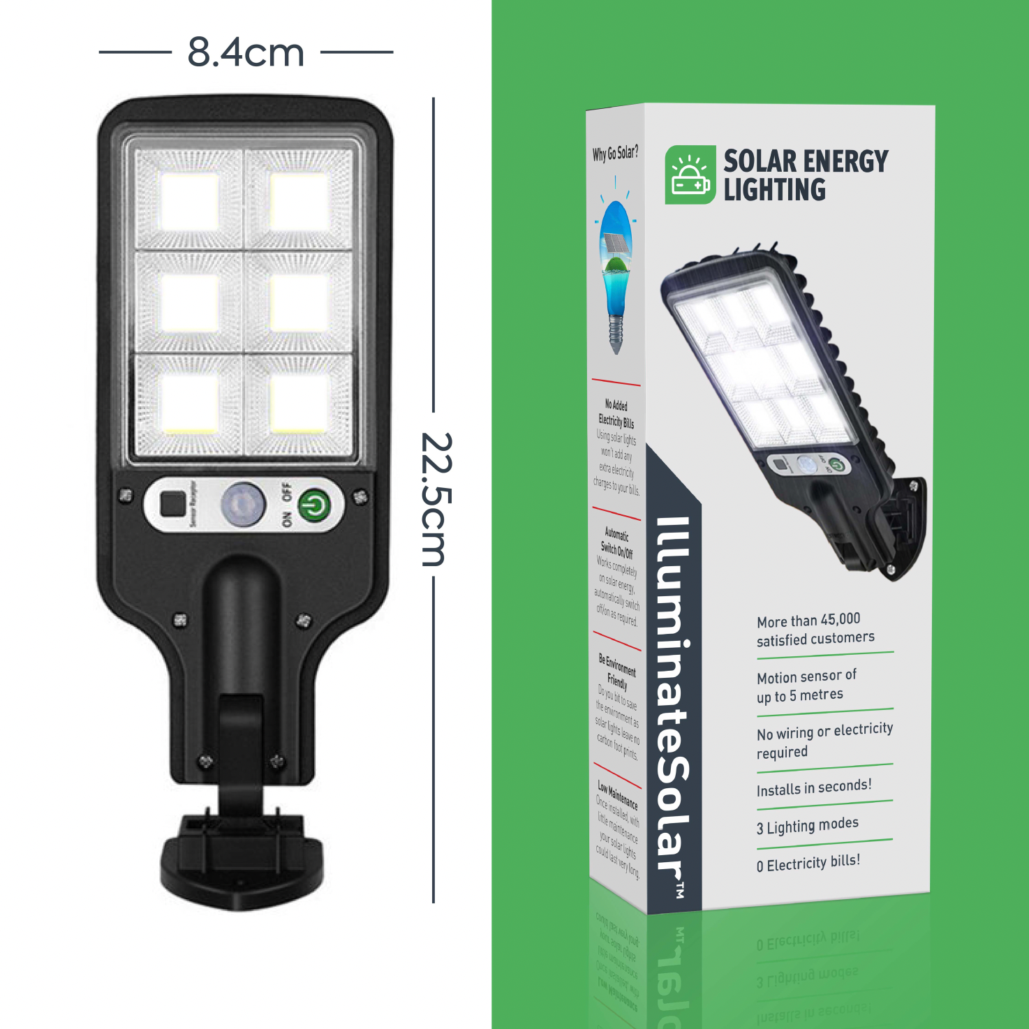 SolarGuard Light | Natlampe med bevægelsessensor-zarada.dk