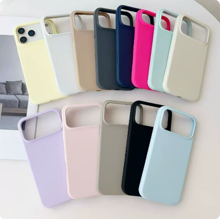 Silicone cover til iPhone med MagSafe – Stødabsorberende – Blødt foer – Premium kvalitet