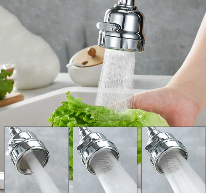 EcoFlow | Svingbar Kran med Vandbesparende Filter Diffuser-zarada.dk