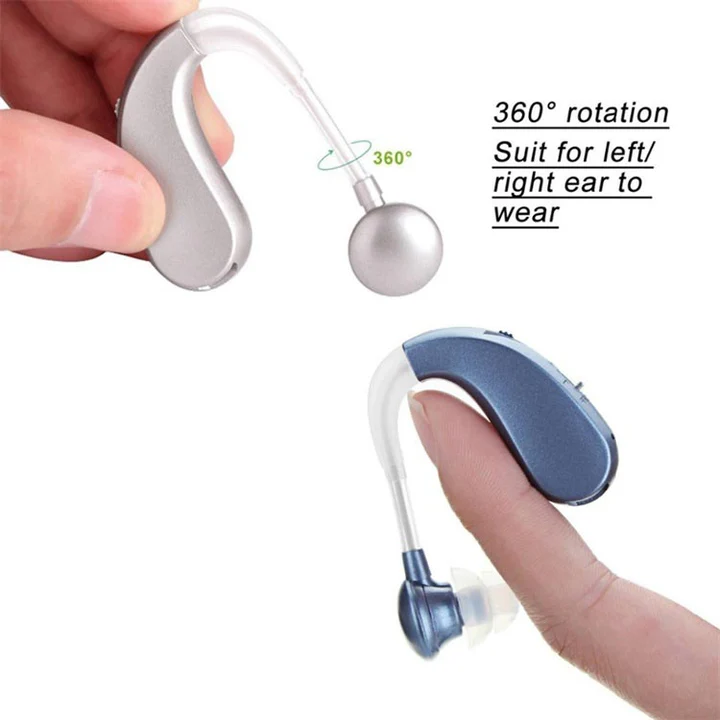 Senior Høreapparat Bluetooth Headset Med Støjdæmpning