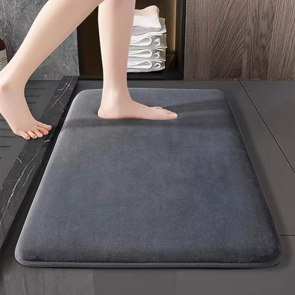 Skridsikker Bademåtte Ultra-absorberende til Badeværelse