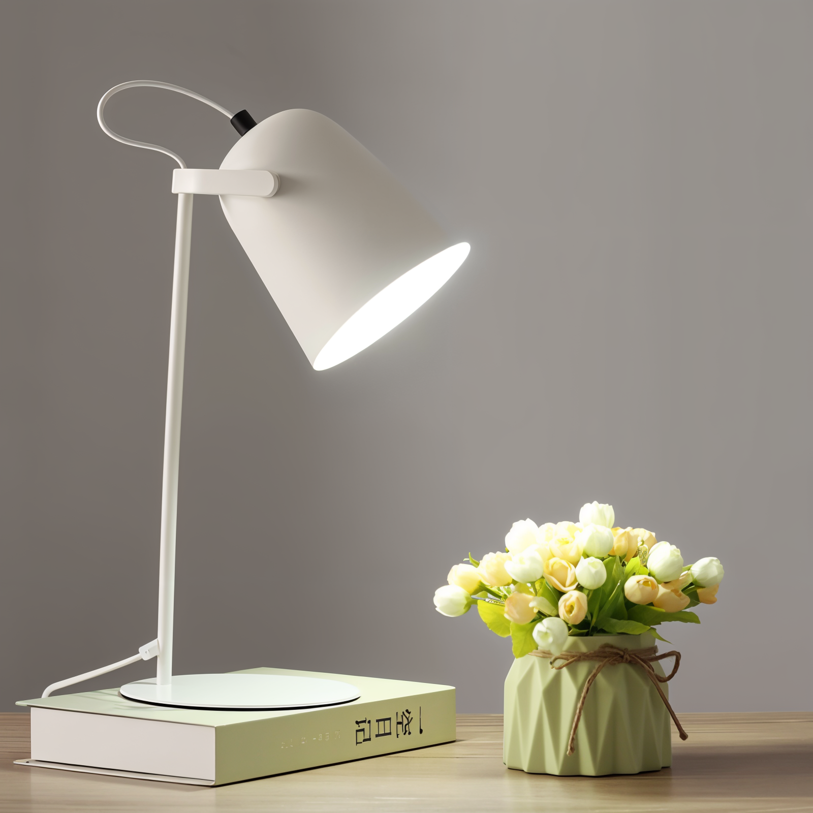Skrivebordslampe i Pastel Design