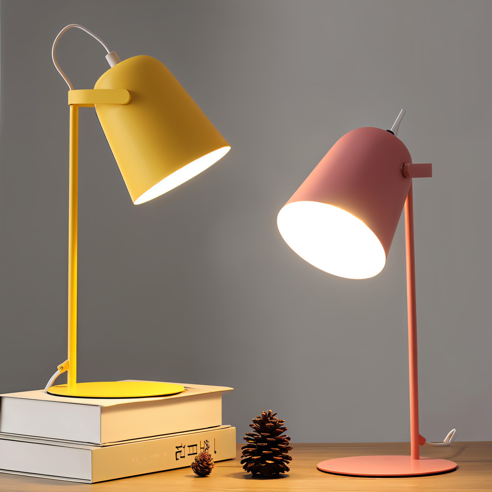 Skrivebordslampe i Pastel Design
