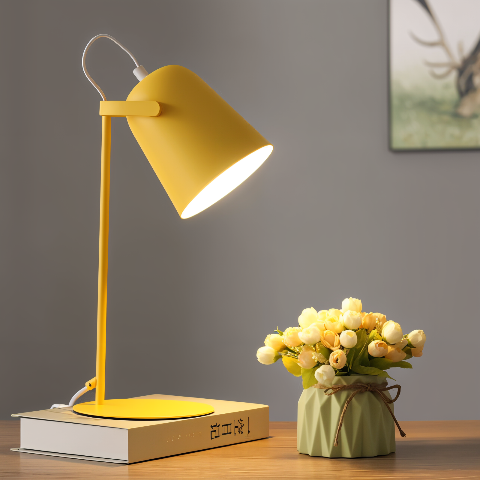 Skrivebordslampe i Pastel Design