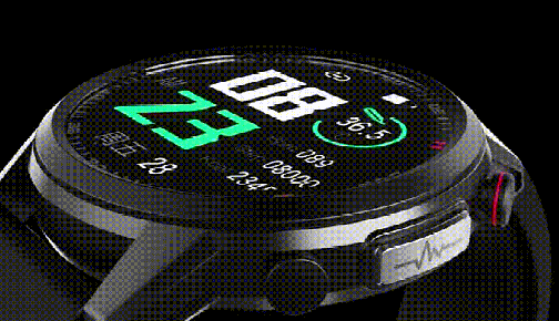 Smartwatch med Blodsukkerovervågning og Pulsmåling