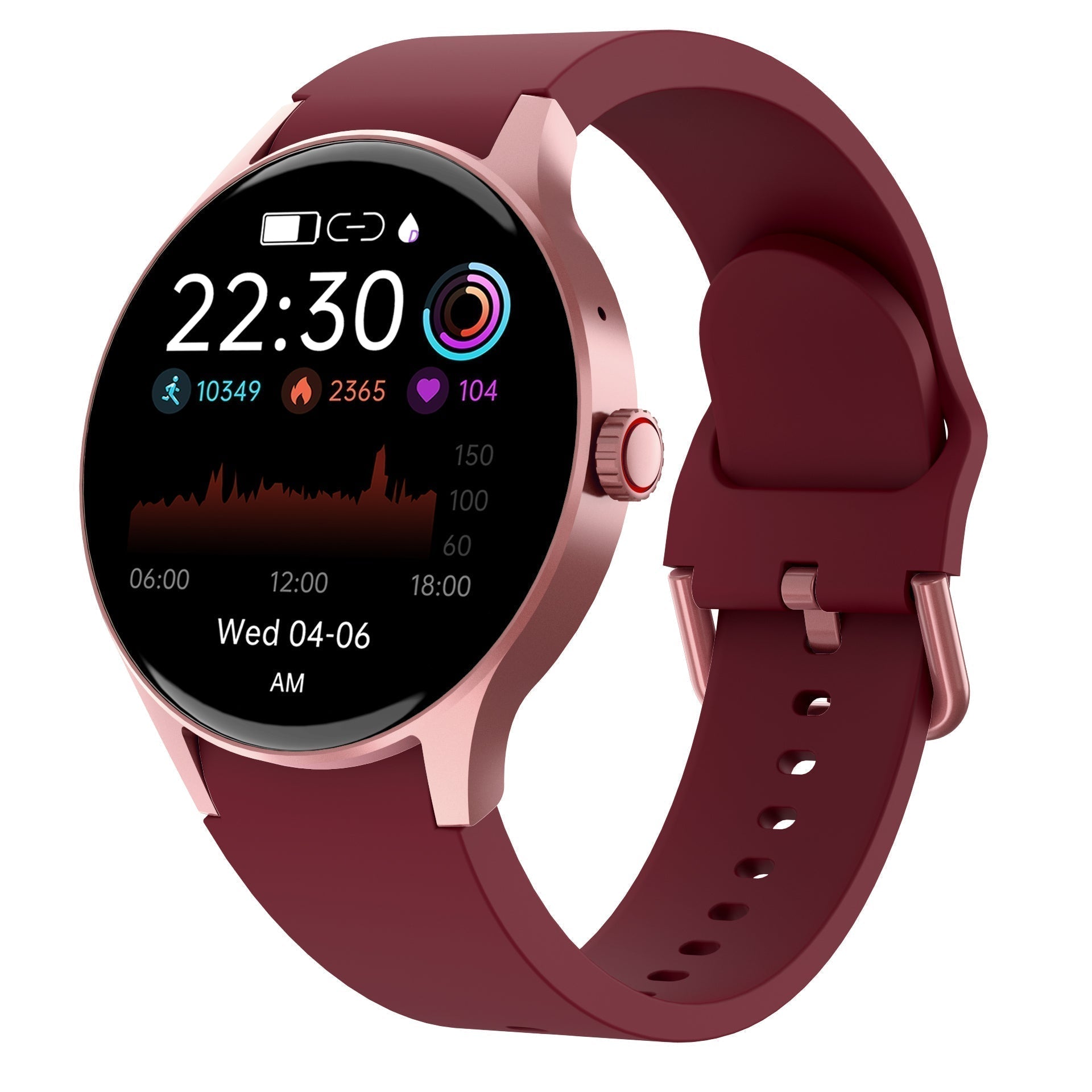 Smartwatch med Fitness Tracker og Sundhedsovervågning