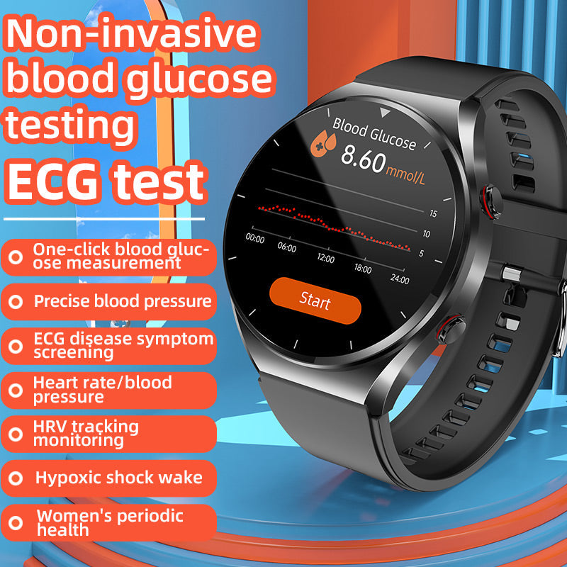Smartwatch til sundhedsovervågning med EKG og pulsmåling