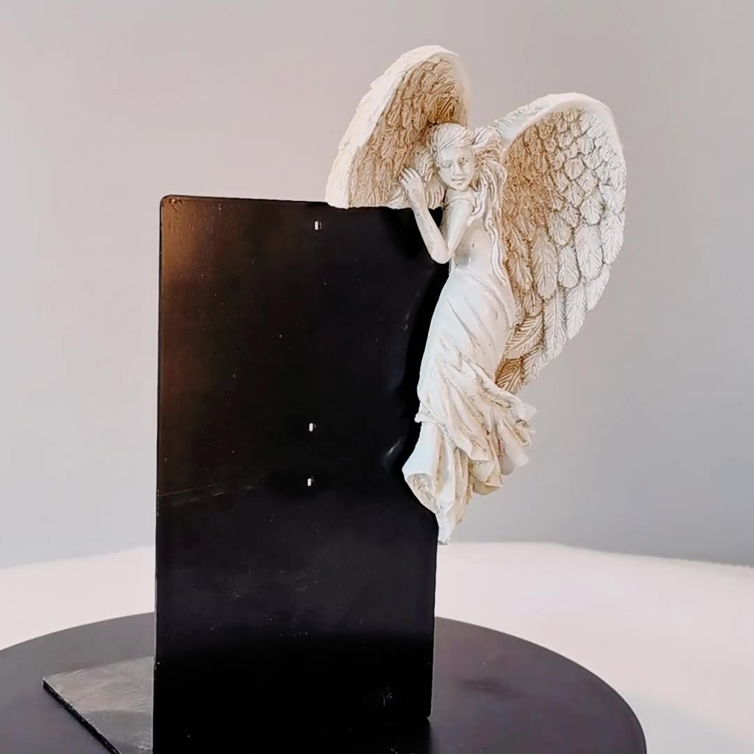 Sød Engel Ramme Vinkel Statue