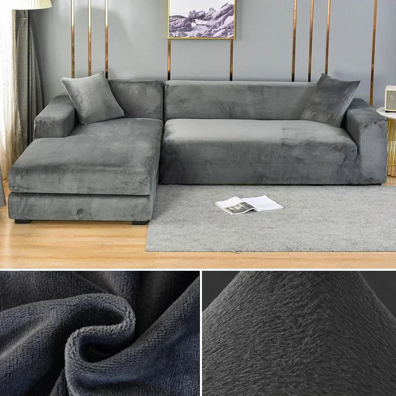 Sofabetræk i Stretch Velour til Stilfuld Indretning