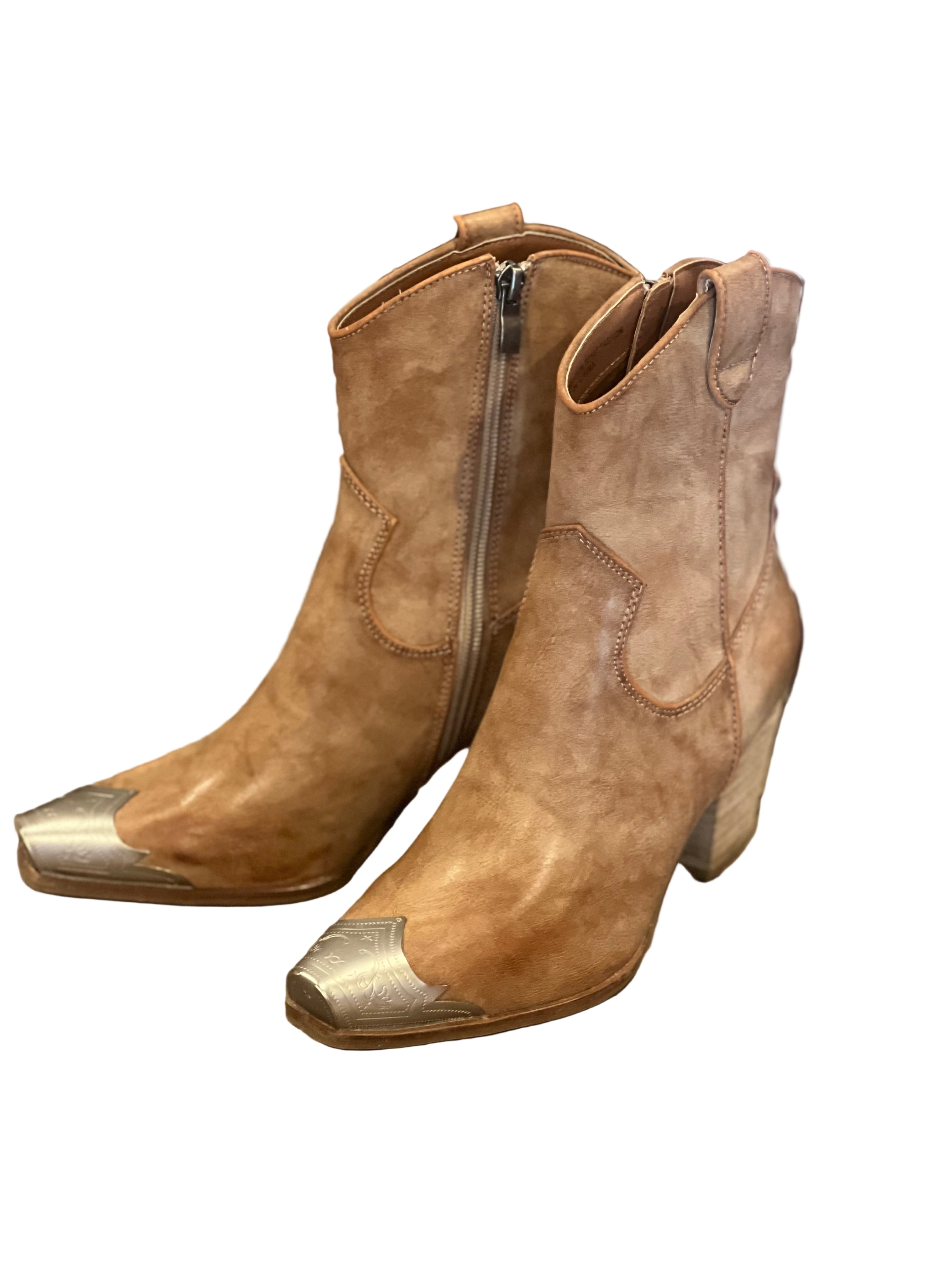 Støvler Dame Casual Western Kunstlæder