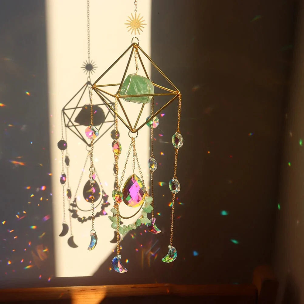 Suncatcher med Healing Krystaller