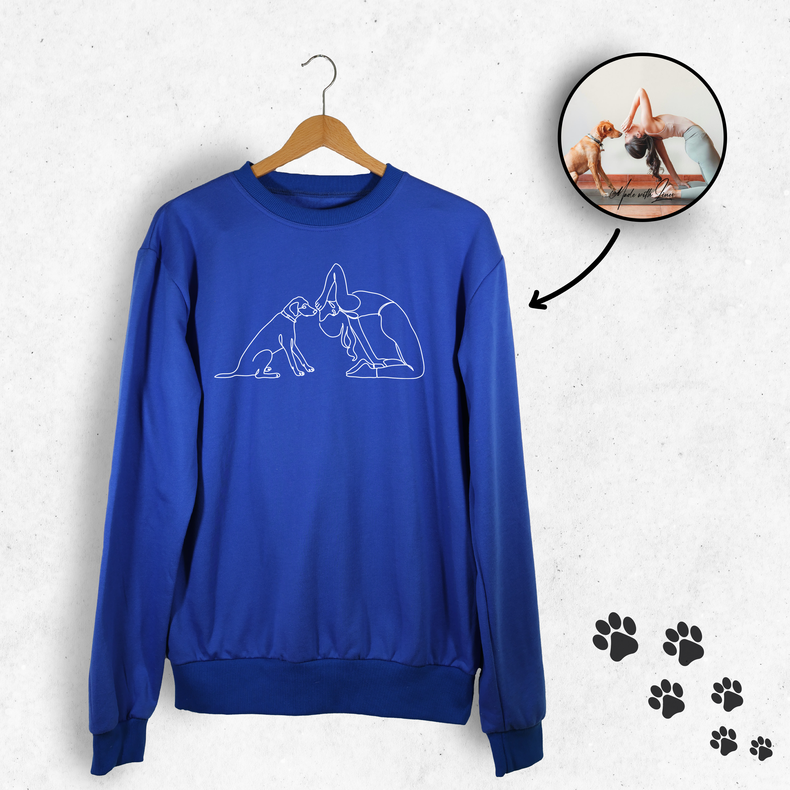 PawsySweater | Personlig hoodie med din firbenede ven-zarada.dk
