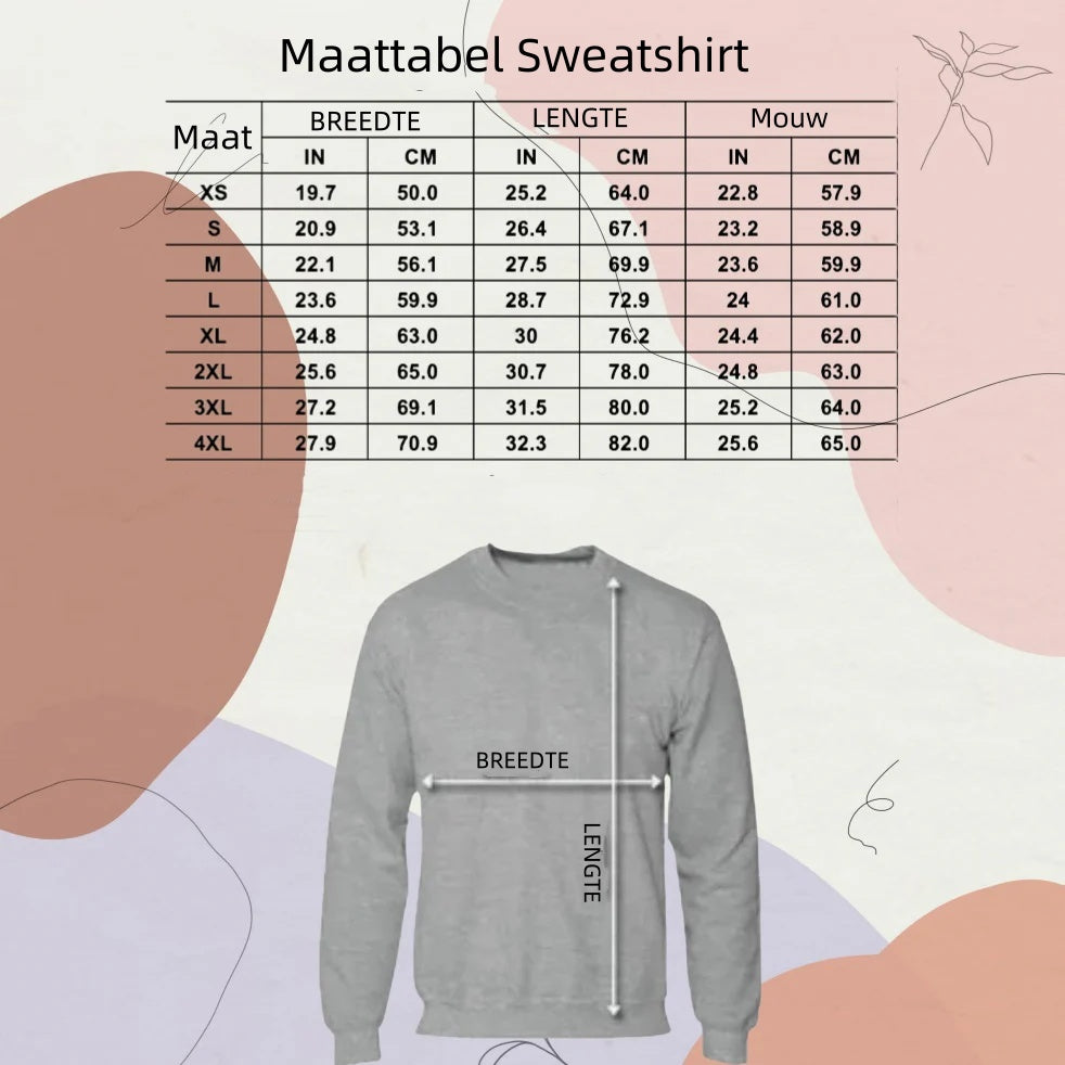 DateWear | Tilpassede Sweatshirts med Relaxed Fit og Dato Personalisering