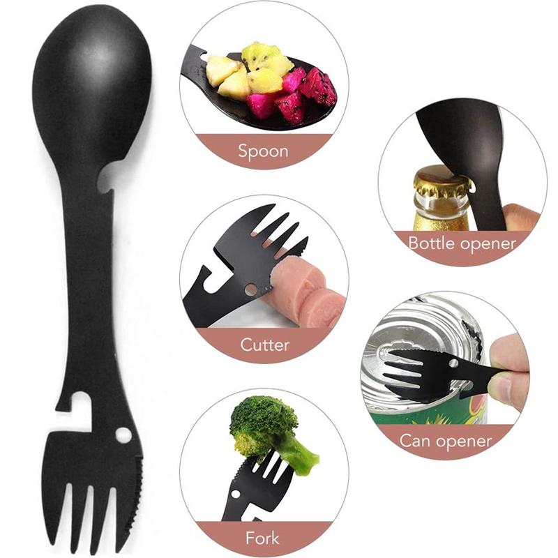 Taktisk Multiværktøj 5 i 1 Spork
