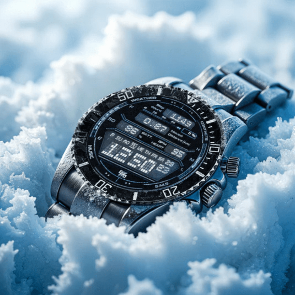 Taktisk Smartwatch med GPS og Sundhedsovervågning