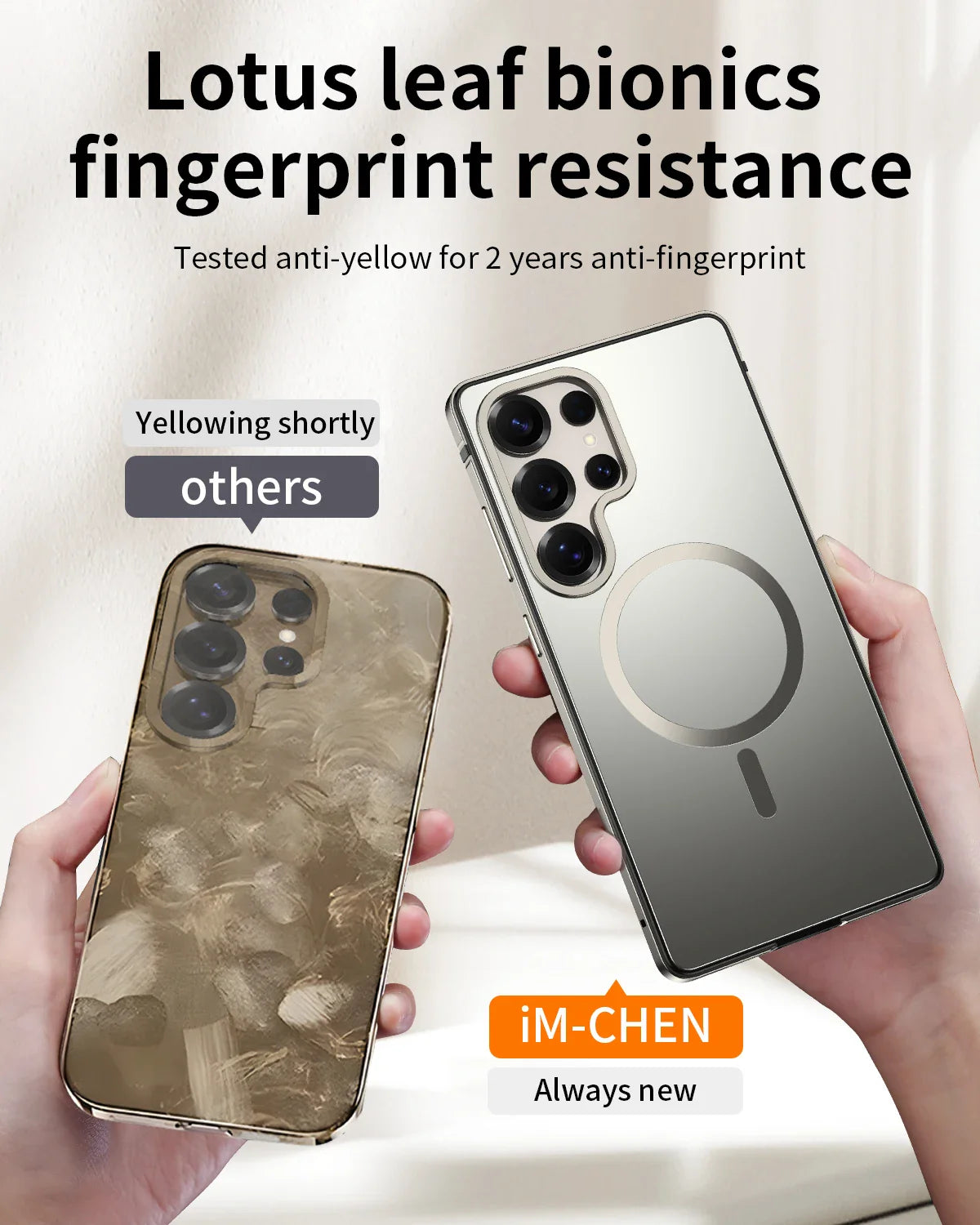 Telefoncover til Samsung Galaxy S25 Ultra Metal Design med Magnetisk Opladningsring