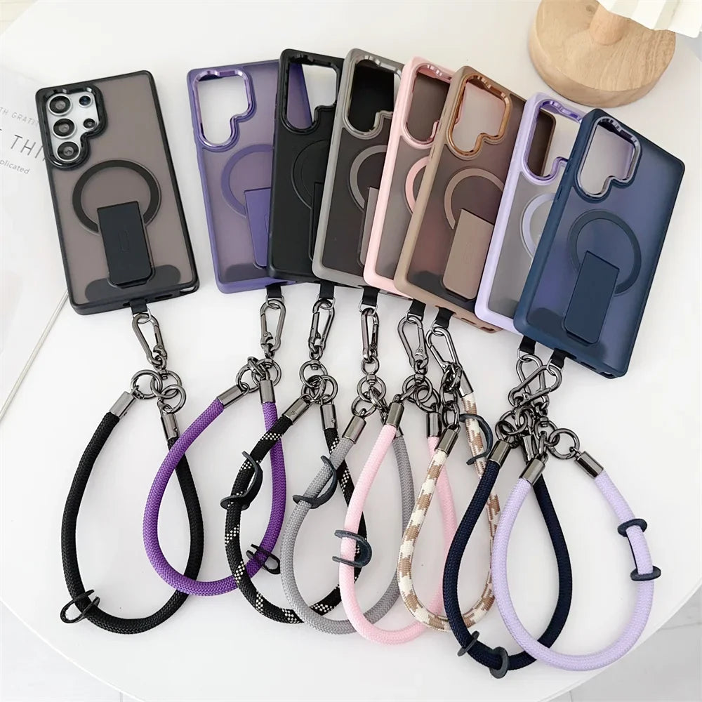 Telefoncover til Samsung Galaxy S23, S24,S25 S26 Ultra, Plus S26 med Lanyard