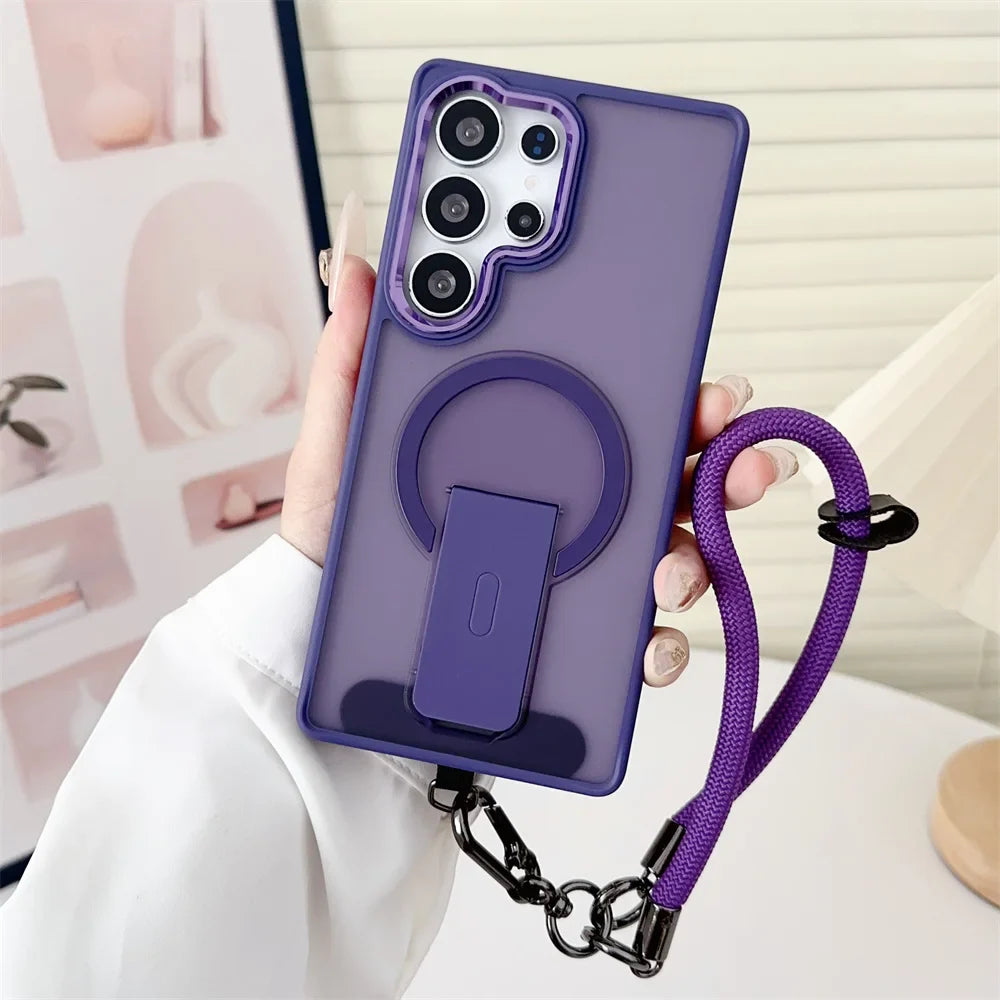 Telefoncover til Samsung Galaxy S23, S24,S25 S26 Ultra, Plus S26 med Lanyard