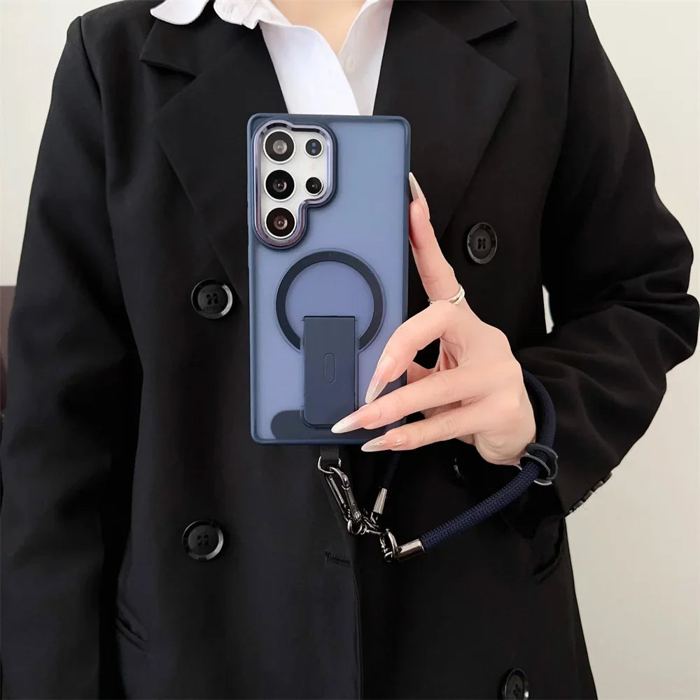 Telefoncover til Samsung Galaxy S23, S24,S25 S26 Ultra, Plus S26 med Lanyard