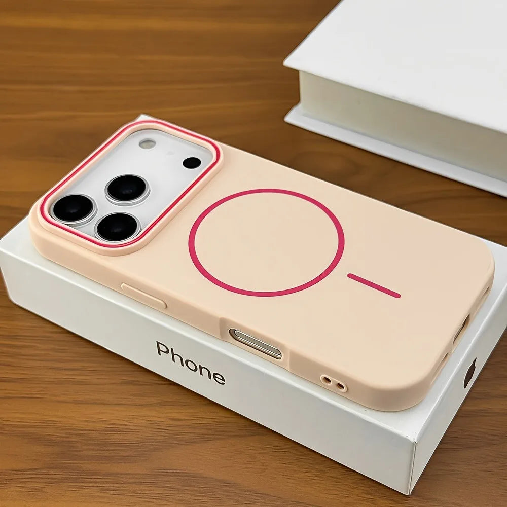 Telefoncover til iPhone 12, 13, 14, 15, 16, 17 Pro Max Magnetisk Design Med Robust Beskyttelse