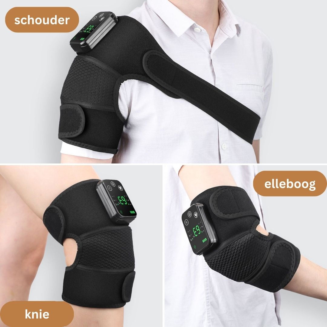 TotalRelief Varme Massageapparat | Oplev smertelindring i dit knæ, albue eller skulder-zarada.dk