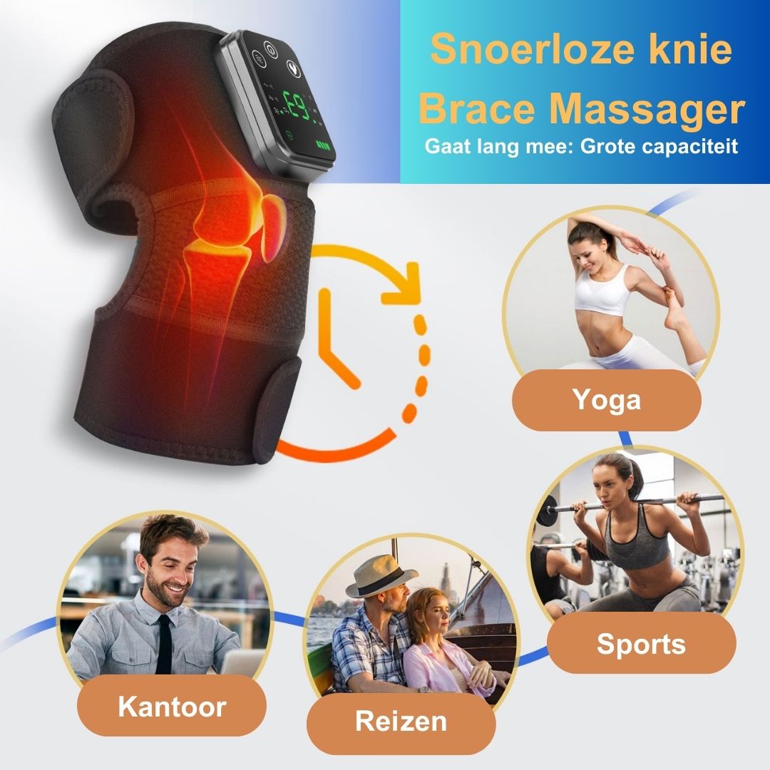 TotalRelief Varme Massageapparat | Oplev smertelindring i dit knæ, albue eller skulder-zarada.dk
