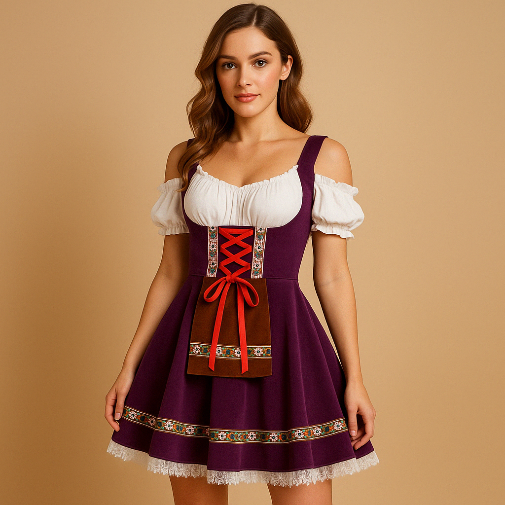 Annelies Traditionel Oktoberfest Kjole til Damer