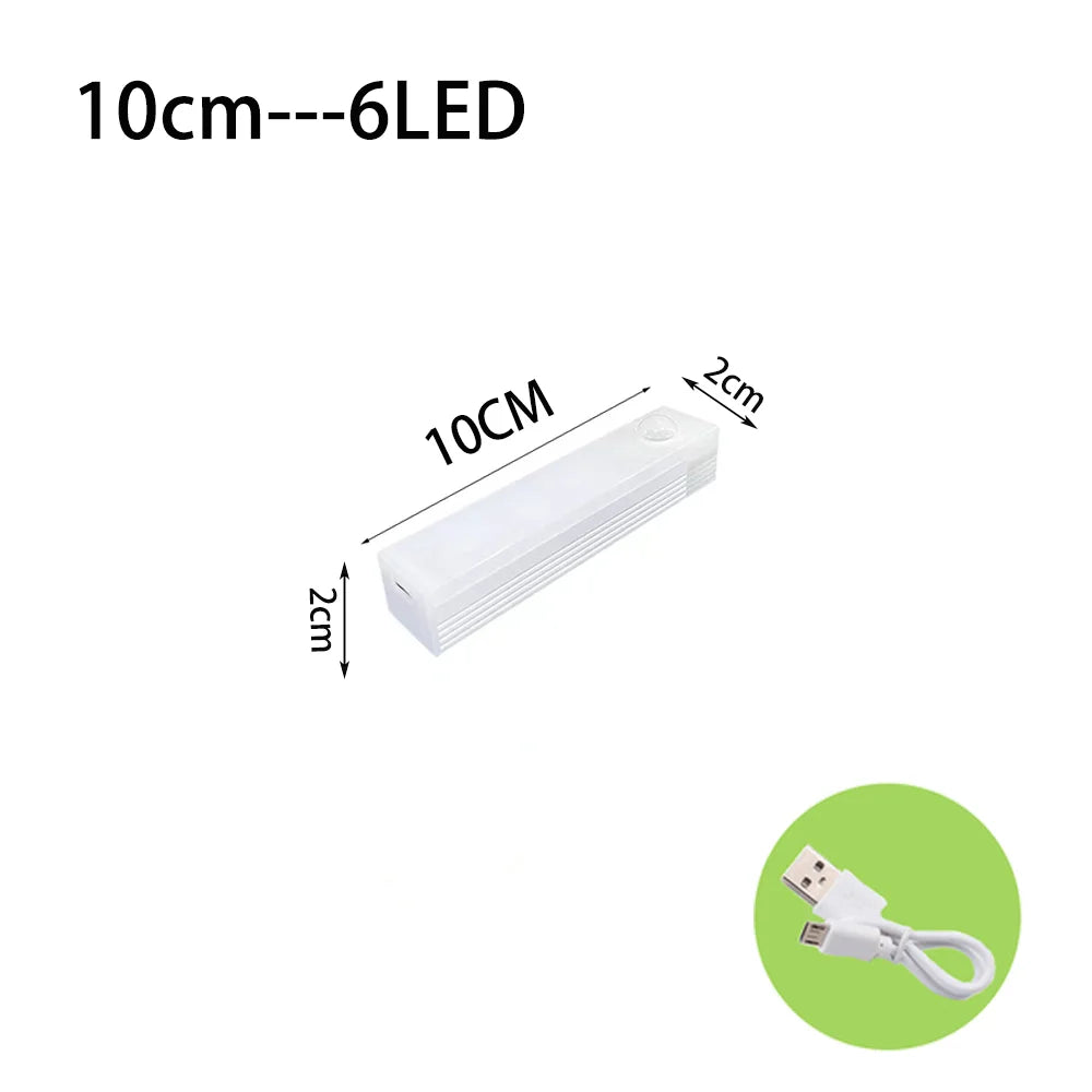 Trådløs LED-lampe med bevægelsesdetektor