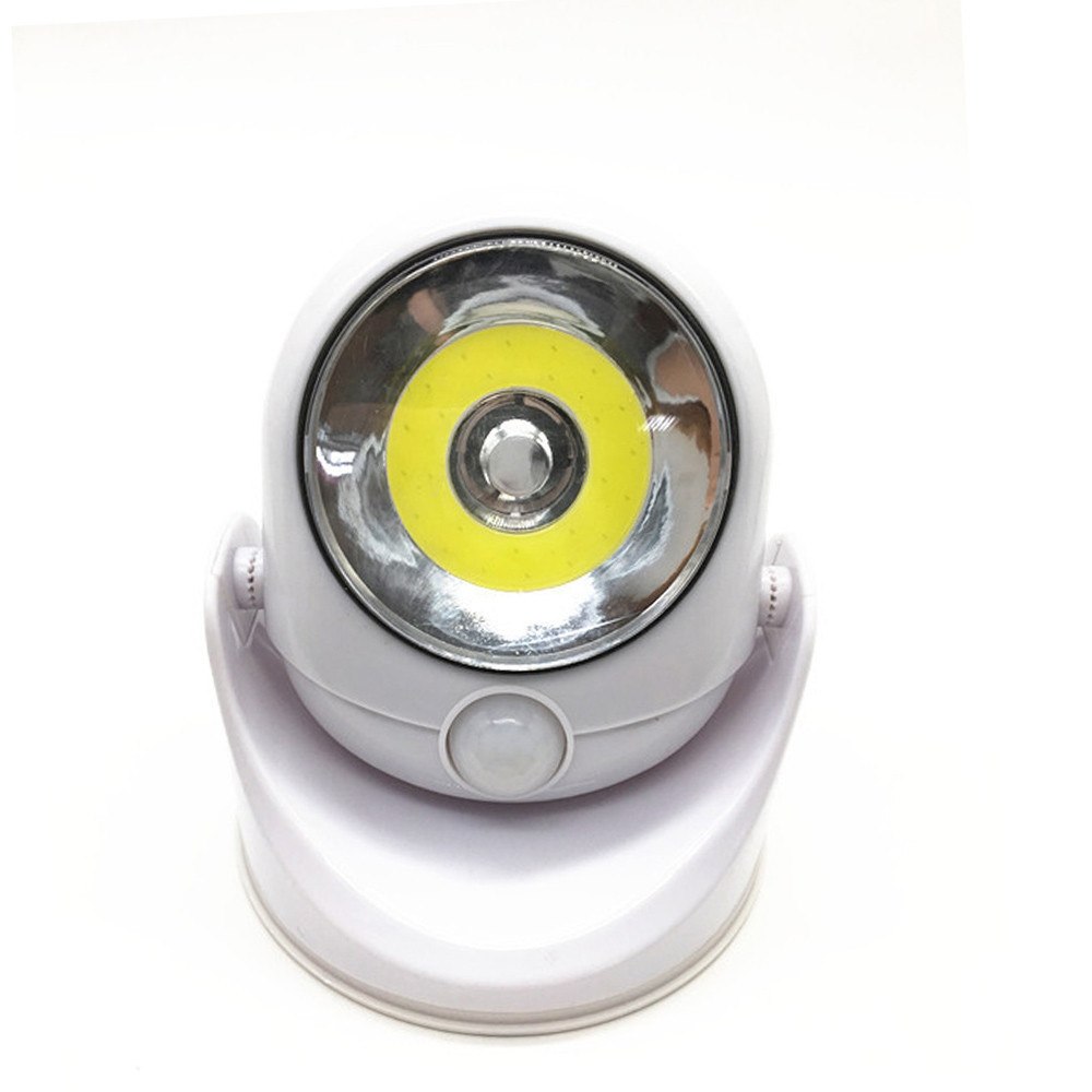 Trådløs LED-lampe med bevægelsessensor