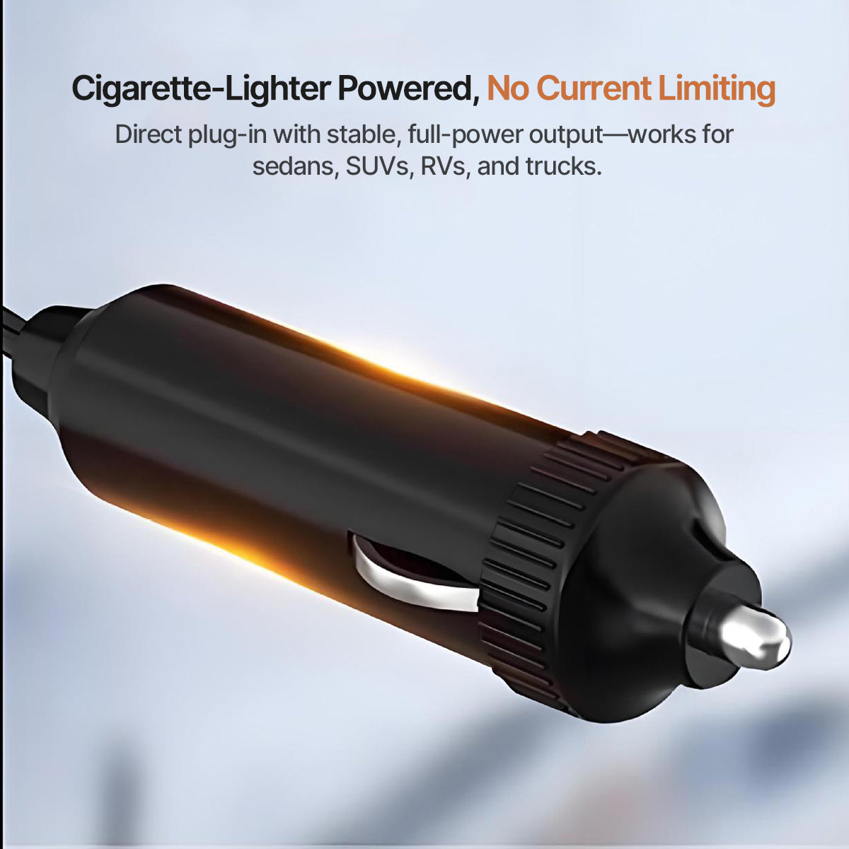 Car Heater 12V/24V – Portable Car Heater with 360° Rotating Fan