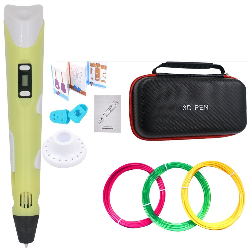 3D-Printpen DIY-tegnerpen med 200M PLA-filament, gave til børn