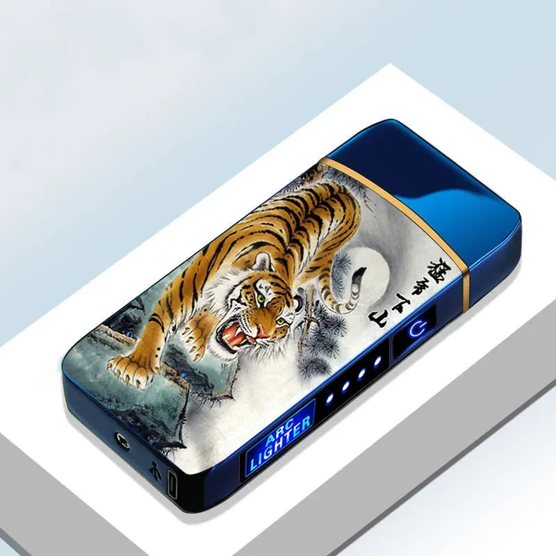 USB Genopladelig Plasma Lighter Vindafvisende