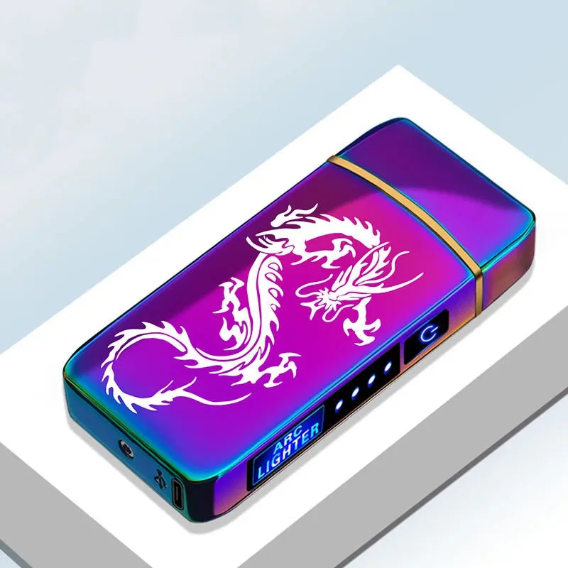 USB Genopladelig Plasma Lighter Vindafvisende