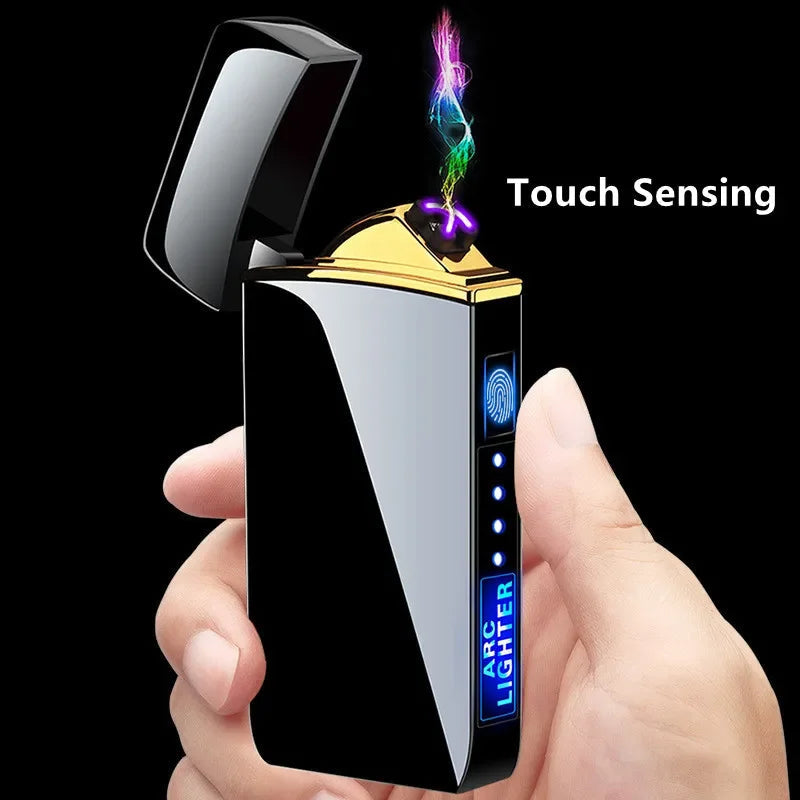 USB Genopladelig Plasma Lighter Vindafvisende