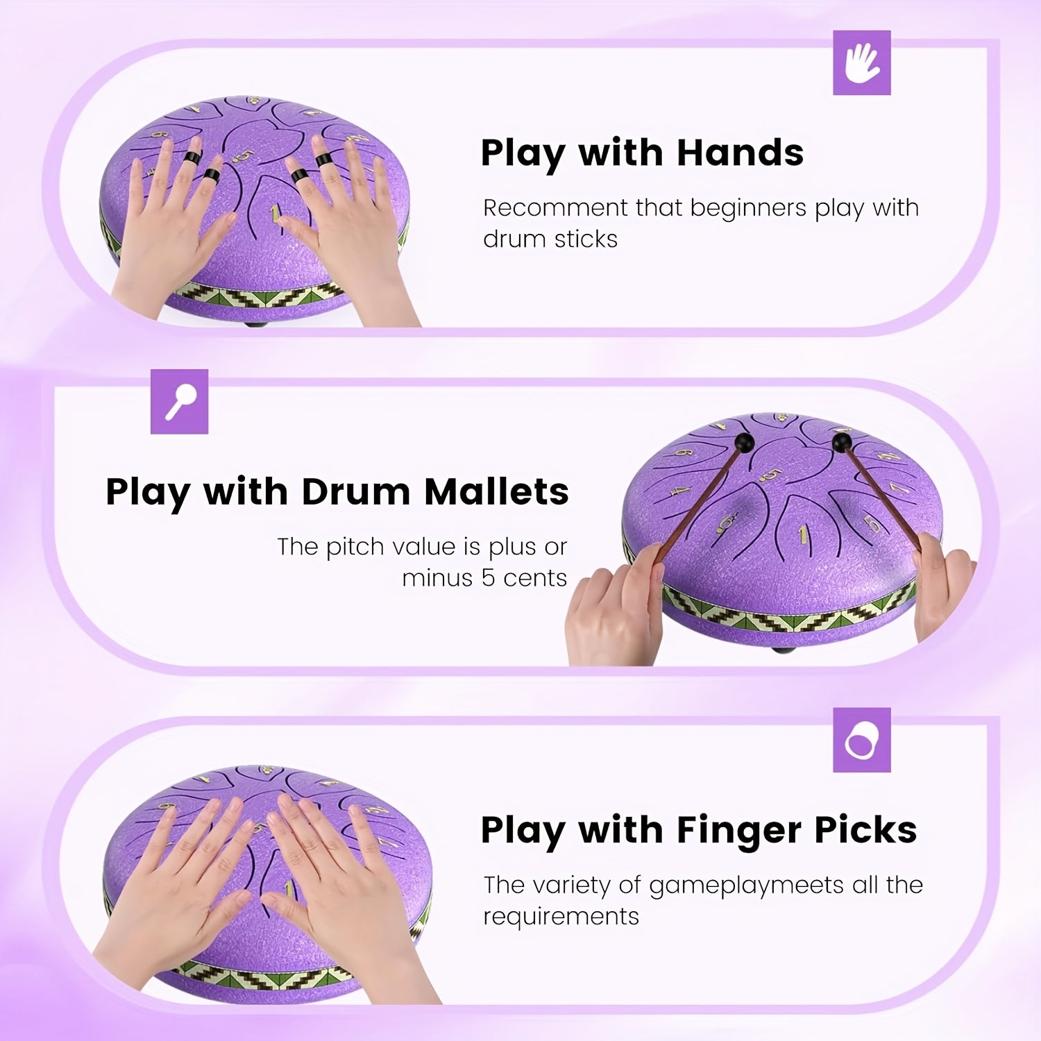 Udendørs Tromme til Meditation og Musik