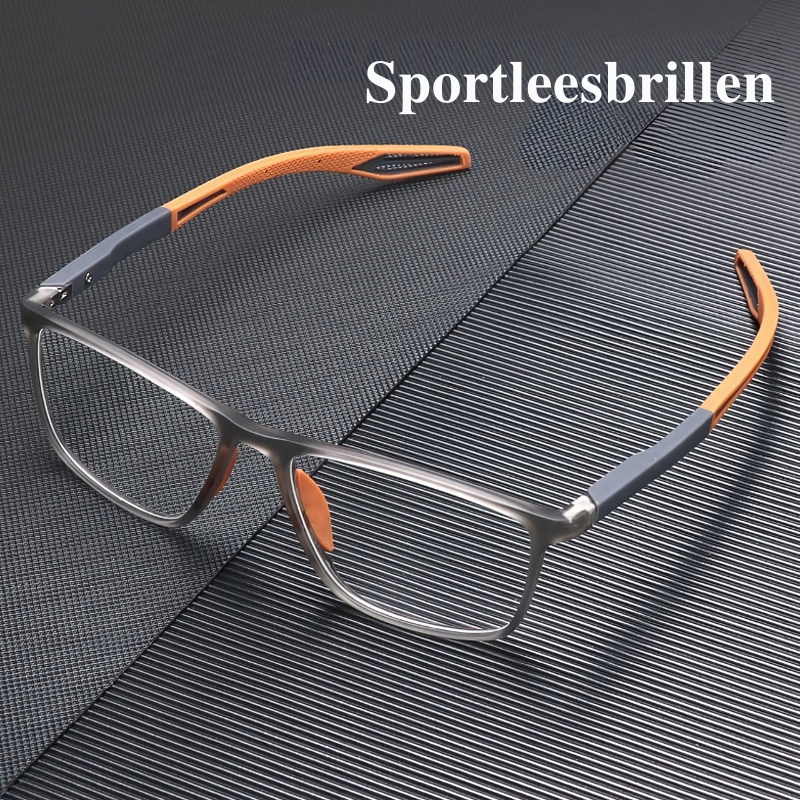 Ultralet multifokal læsebrille til damer og herrer - kvalitets polycarbonat - til nær- og fjernsyn - vægure