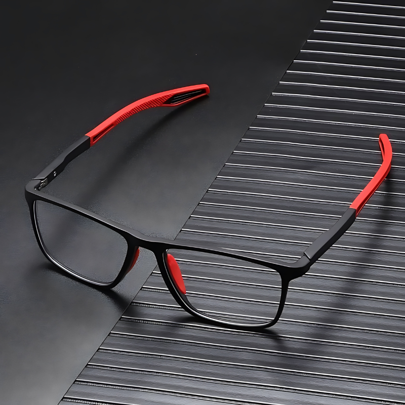 Ultralet multifokal læsebrille til damer og herrer - kvalitets polycarbonat - til nær- og fjernsyn - vægure