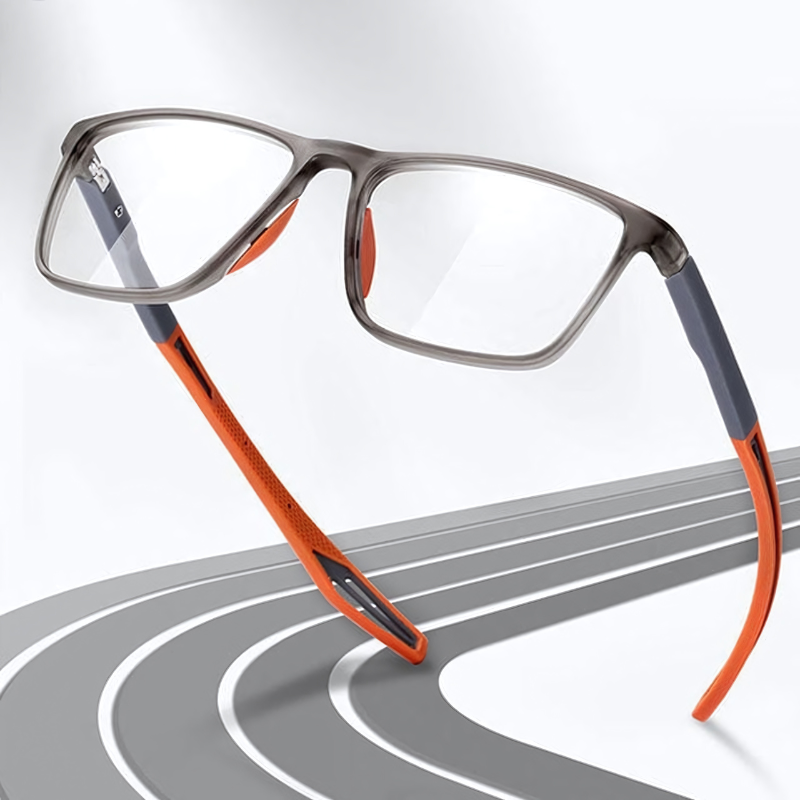 Ultralet multifokal læsebrille til damer og herrer - kvalitets polycarbonat - til nær- og fjernsyn - vægure